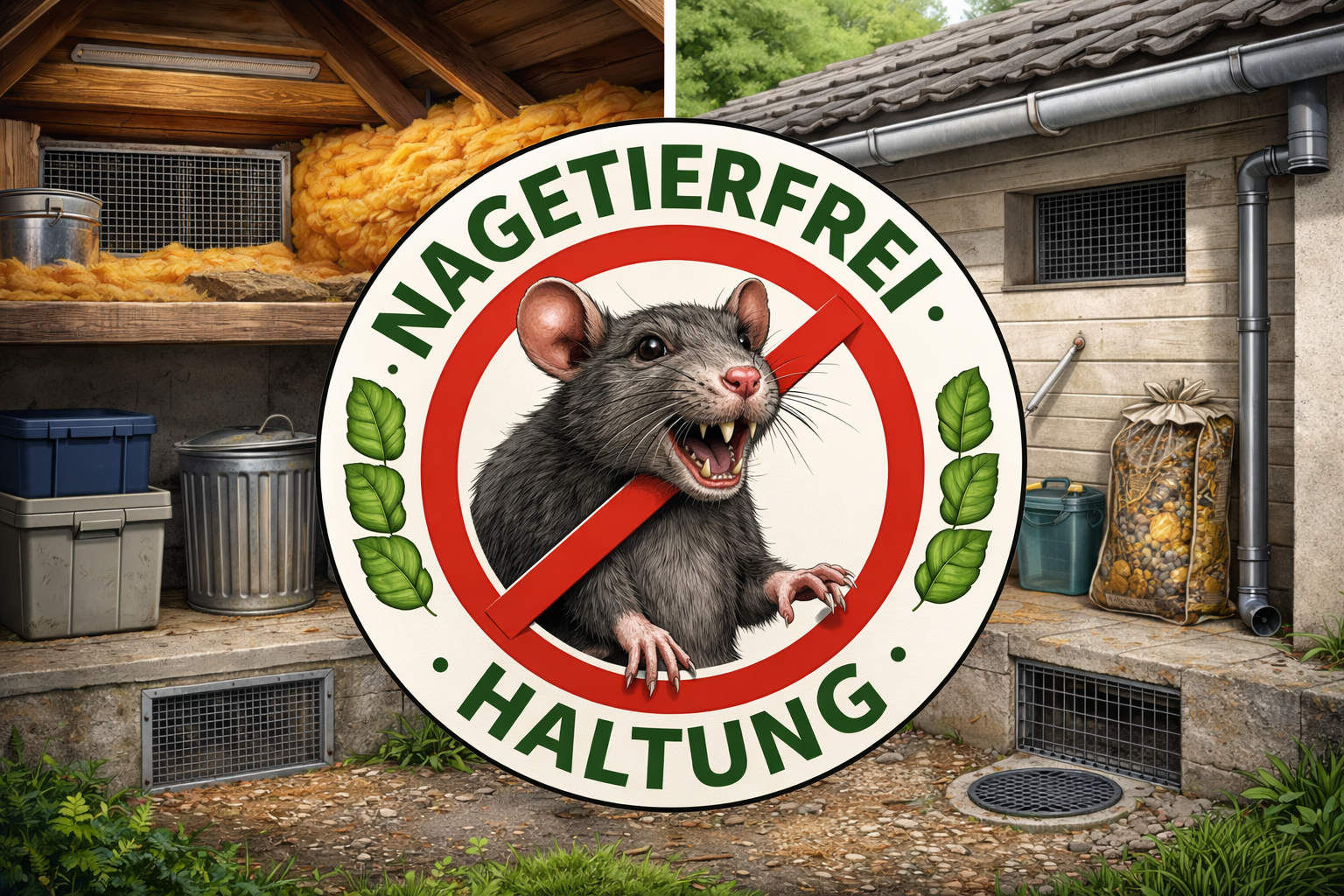 Nagetierfreie Zone im Haus